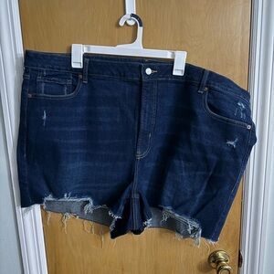 Old Navy, OG Straight Denim Distressed Women Shorts